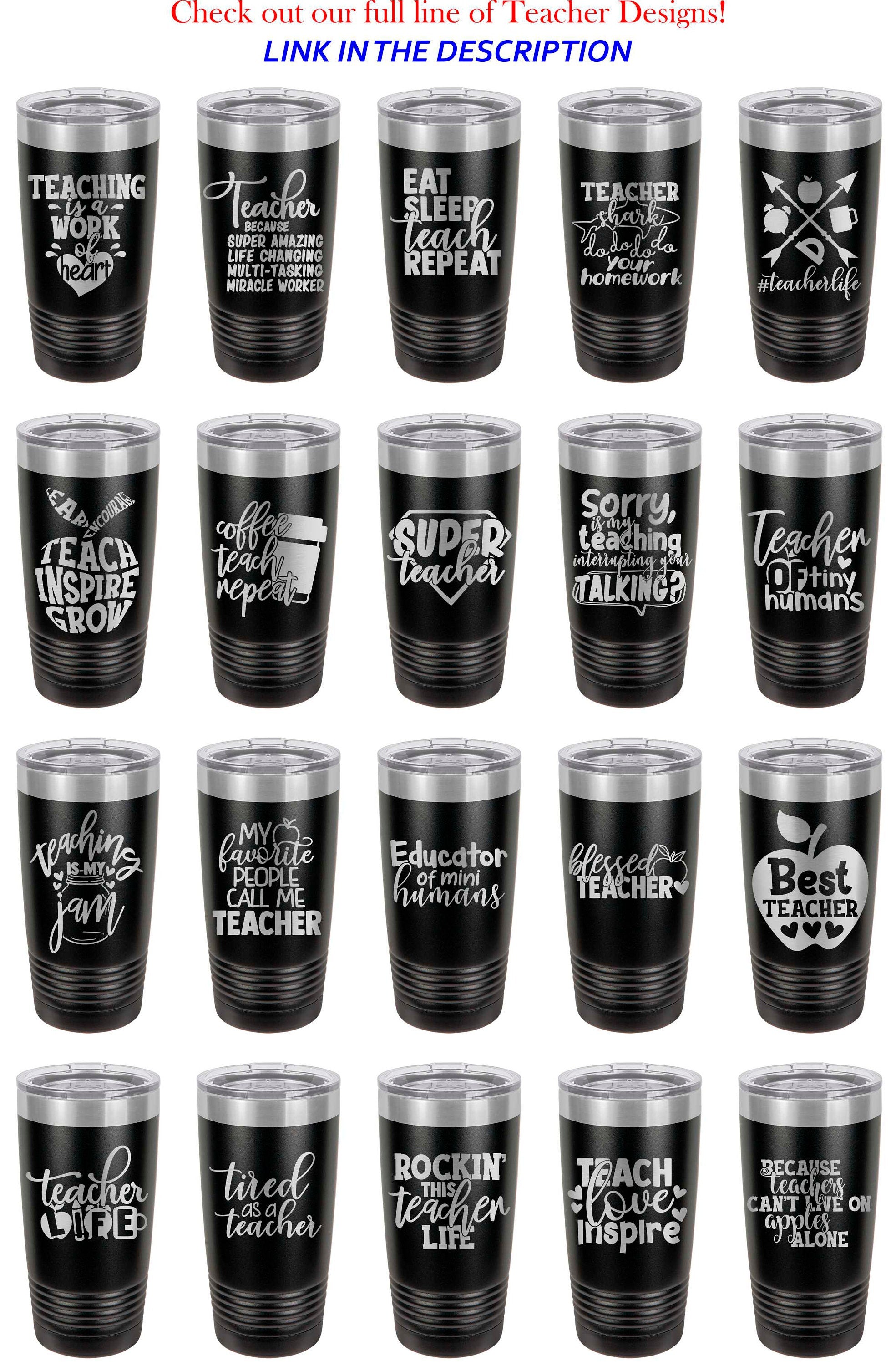 Teacher Tumbler, Teacher Life Tumbler, Gift for Teacher, Teacher Appreciation Tumbler