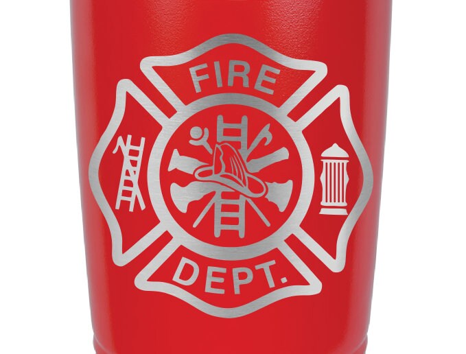Firefighter 20 oz Customizable Tumbler