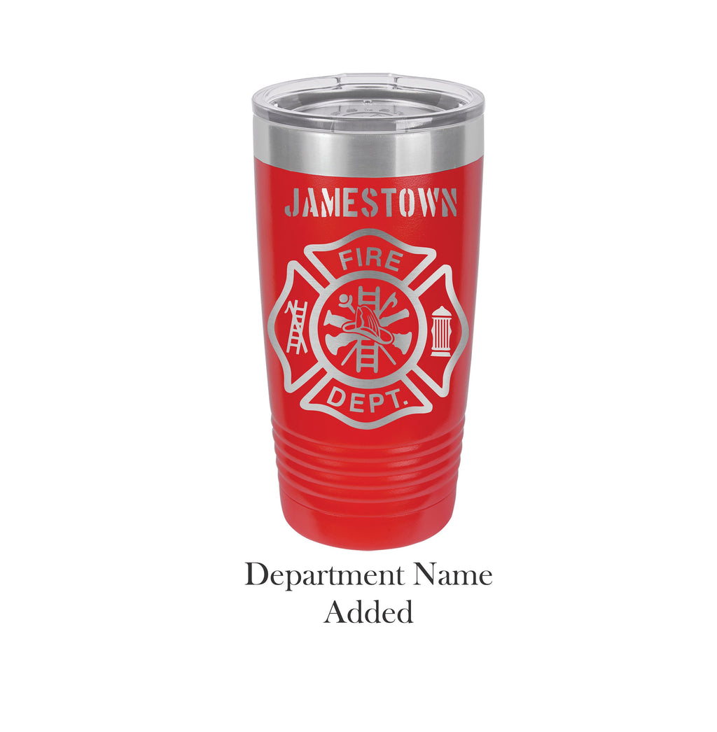Firefighter 20 oz Customizable Tumbler