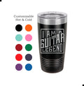 Guitar Tumbler Legend Guitar Player Gift Musician Mug Acoustic Guitar Yeti Custom Laser Engraved Guitarist Cup