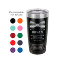Groomsman Tumbler, Bachelor party gift, Bridal Party Gift, Personalized, Laser engraved, Insulated Tumbler, Yeti