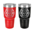 Fire Fighter Tumbler 30 oz , Fireman Gift , Custom Engraved Yeti , Fire Department