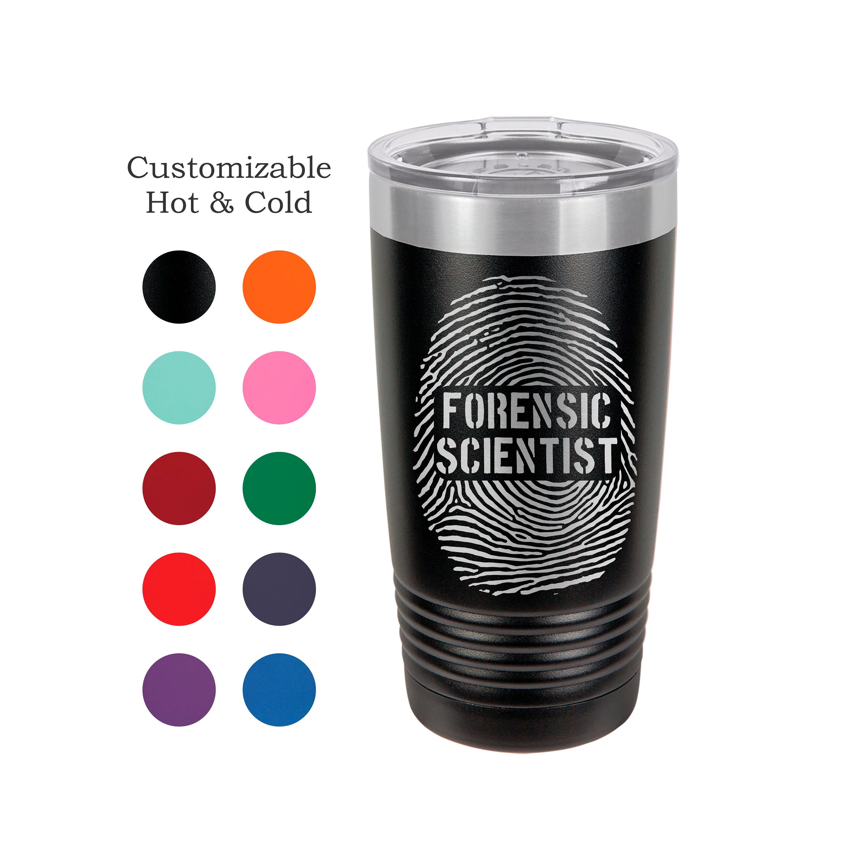 Forensic Scientist Tumbler Pathologist Mug Criminologist Science Cup Crime Investigator