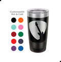 Guitar Tumbler Pick Silhouette Player Gift Musician Mug Acoustic Guitar Yeti Custom Laser Engraved Guitarist Cup