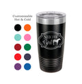 Show Girl, Horse Tumbler, Equestrian, Horses Travel Mug, Personalized insulated tumbler, horse lover gift, engraved, yeti