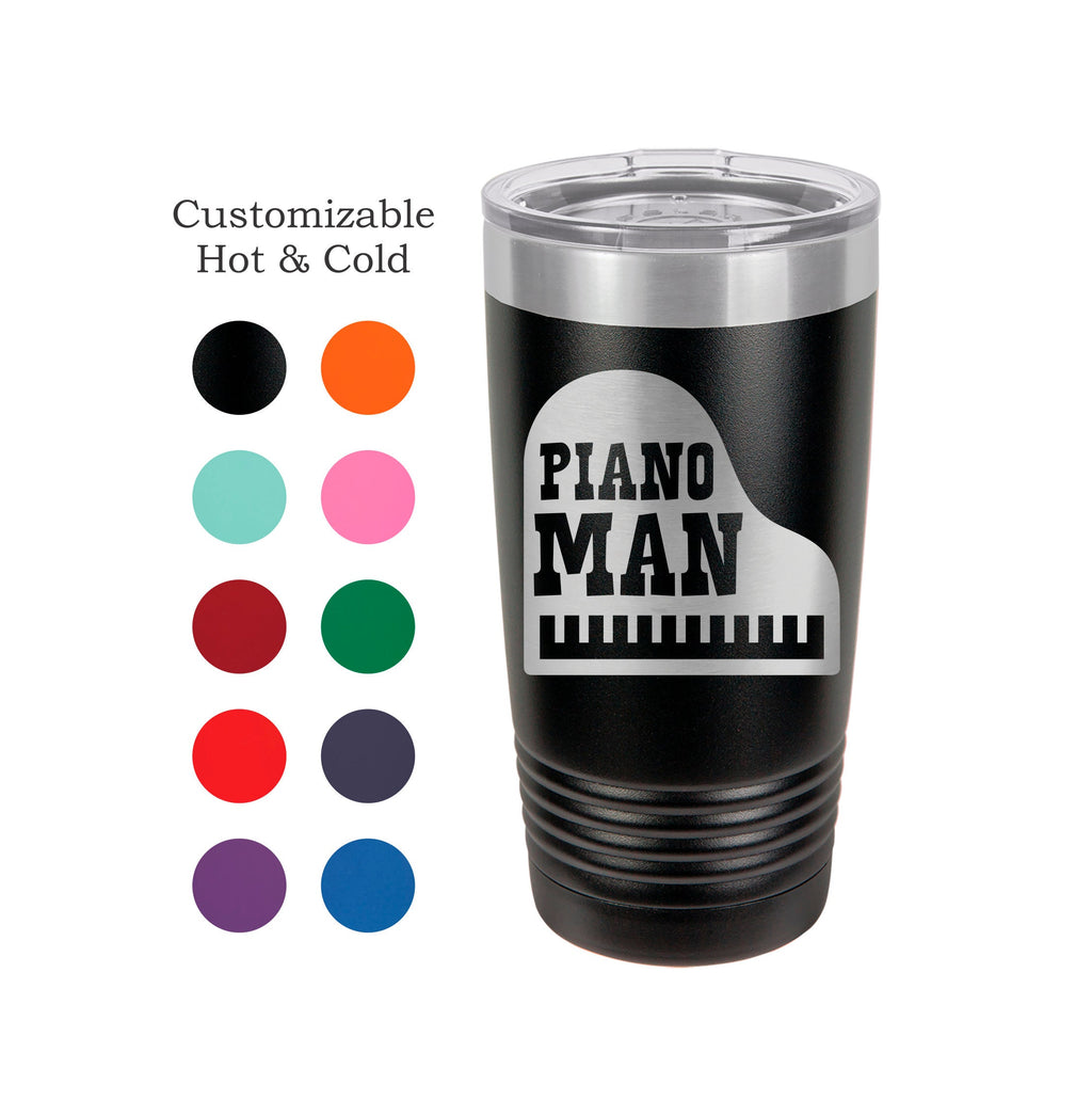 Pianist Gift Piano Tumbler Piano Man gift for Musician Cup Piano Player Keyboardist Mug Piano Teacher