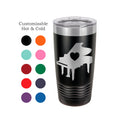Pianist Gift Piano Tumbler Love Piano Gift for Musician Cup Piano Player Keyboardist Mug Piano Teacher