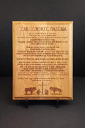 Cowboy Prayer Wood Plaque | Engraved Alder Wood Sign | Western Christian Decor | Rustic Faith Wall Art | Cowboy Gift | 5 Sizes