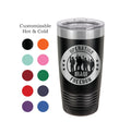 Operation Iraqi Freedom Insulated Tumbler, Iraq Veteran, Iraq War, Army, Marine, Yeti