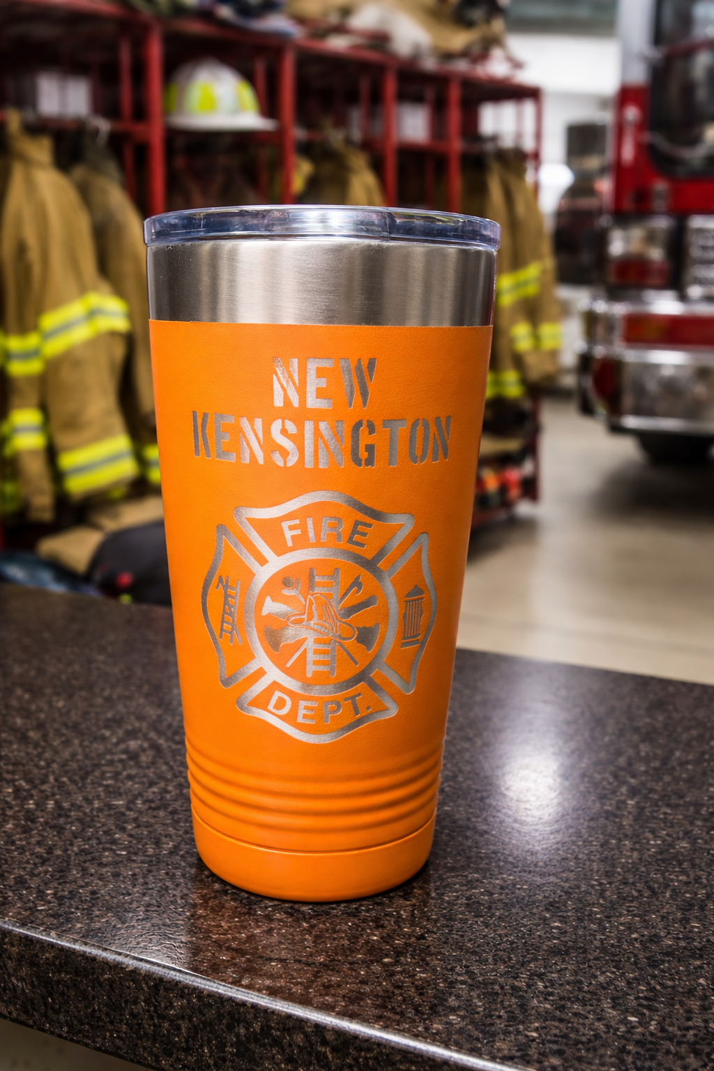 Firefighter 20 oz Customizable Tumbler