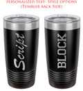 ADD ON ONLY- Laser Works Tumbler Name addition