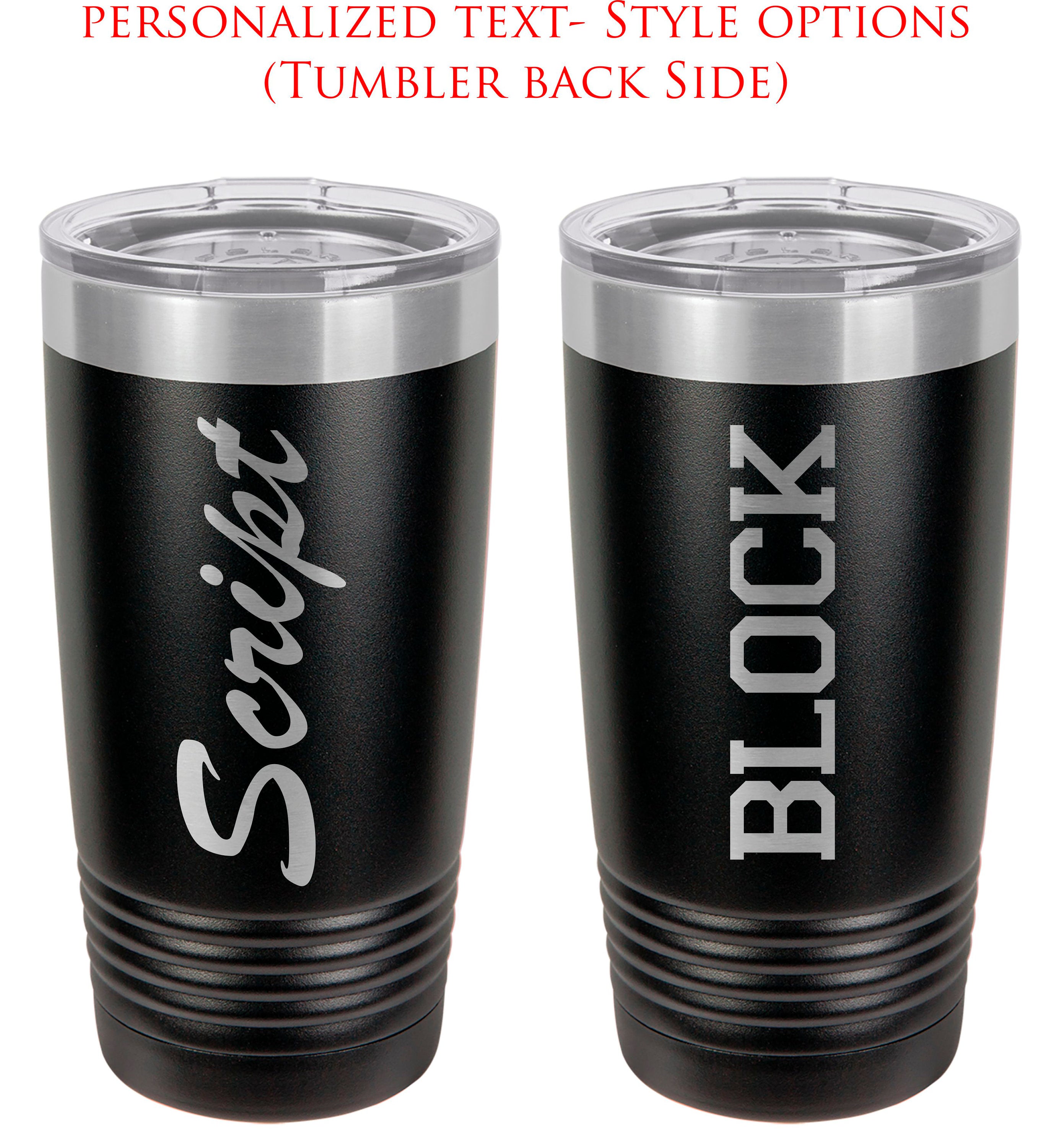 ADD ON ONLY- Laser Works Tumbler Name addition