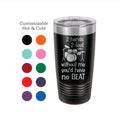 Drum Tumbler Drummer Gift Keep the Beat Musician Mug Drums Yeti Custom Laser Engraved Cup
