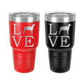 Sheep Tumbler, Love Sheep, Stainless Steel, 30 oz, Custom Engraved, Show Sheep, Show Lamb