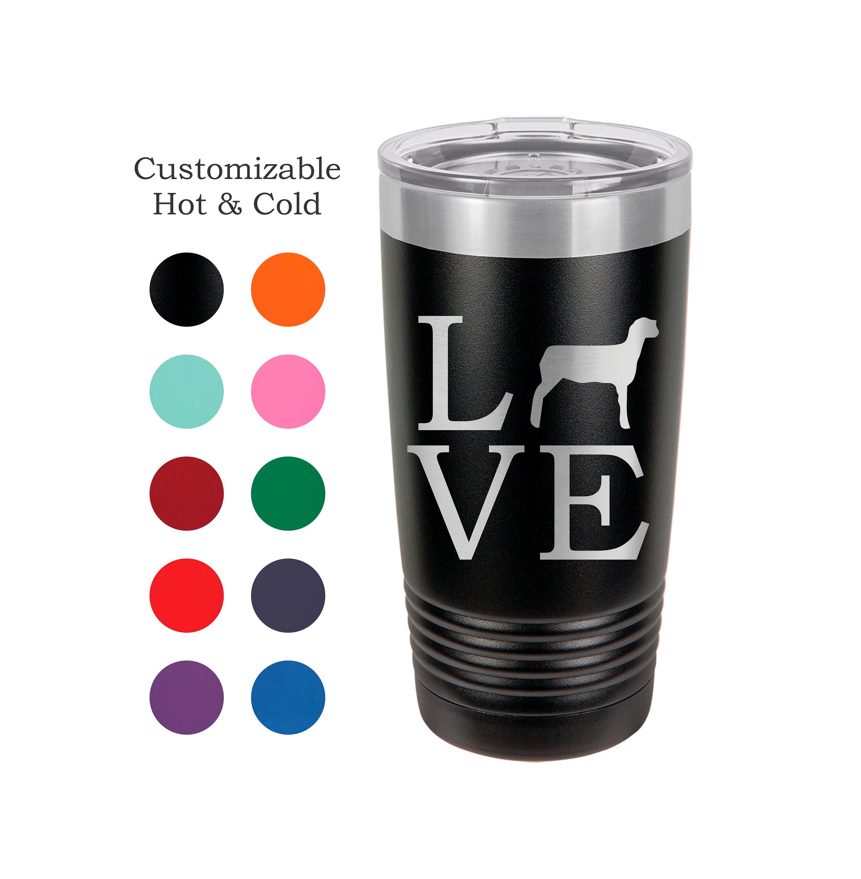 Sheep Tumbler, Love Sheep, Stainless Steel, 20 oz, Custom Engraved, Show Sheep, Show Lamb