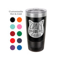 Crazy Cat Lady Travel Mug, Customized Cat To Go Mug, Custom Cat Travel Mug, Customized Cat Travel Mug, To Go Cat Mug, Cat Lover Gifts